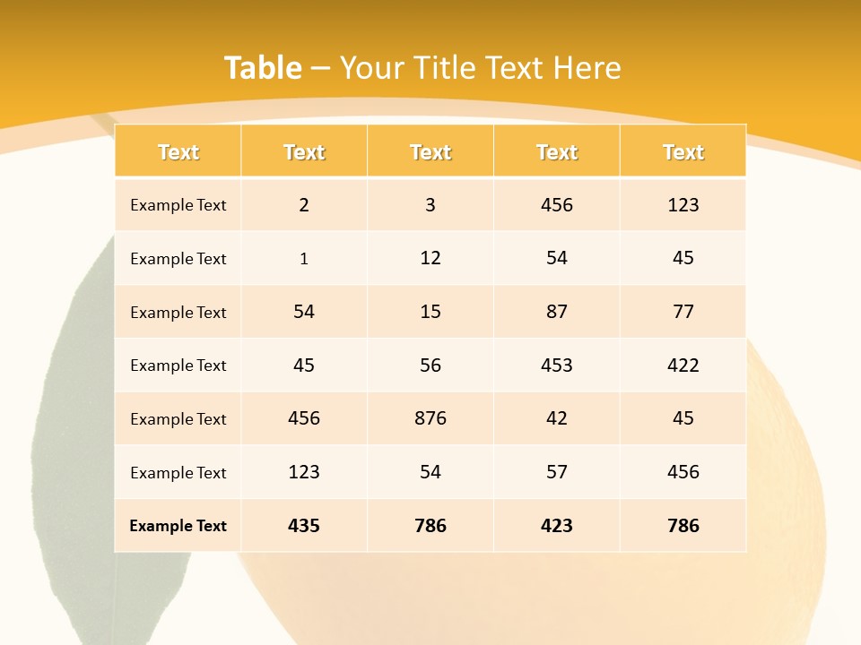 Vitamin Juicy Eat PowerPoint Template