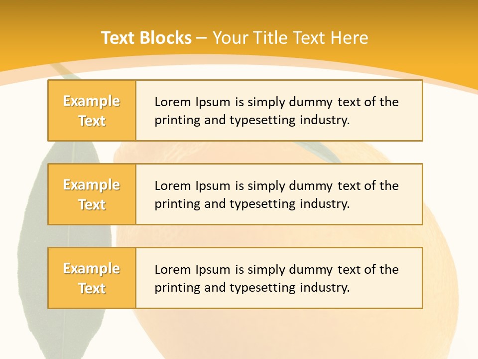 Vitamin Juicy Eat PowerPoint Template