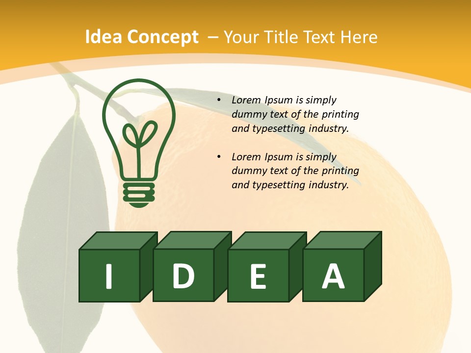 Vitamin Juicy Eat PowerPoint Template