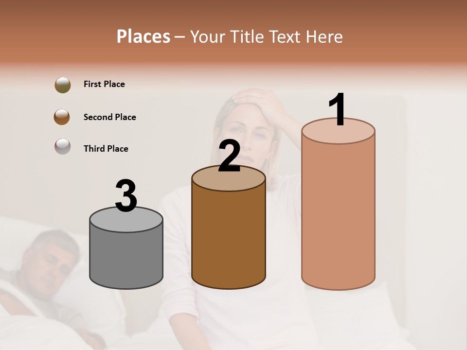 Love Couple Isolated PowerPoint Template