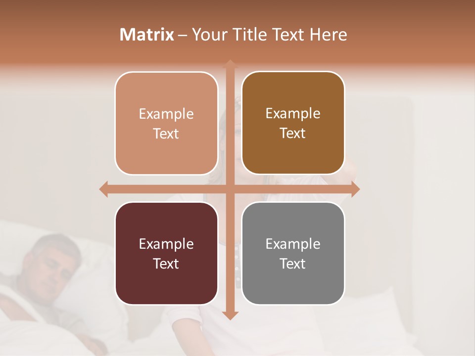 Love Couple Isolated PowerPoint Template