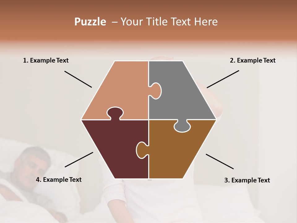 Love Couple Isolated PowerPoint Template