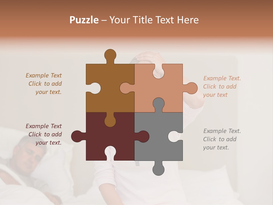 Love Couple Isolated PowerPoint Template