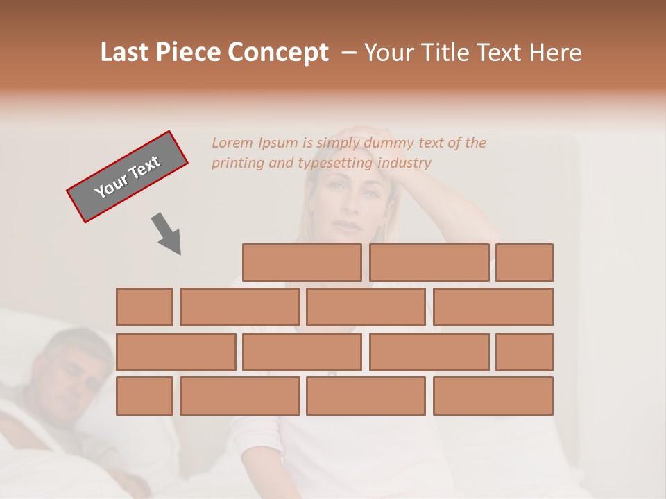 Love Couple Isolated PowerPoint Template