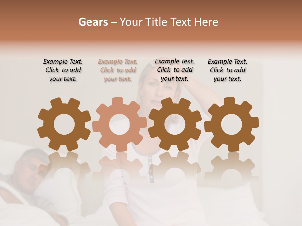 Love Couple Isolated PowerPoint Template