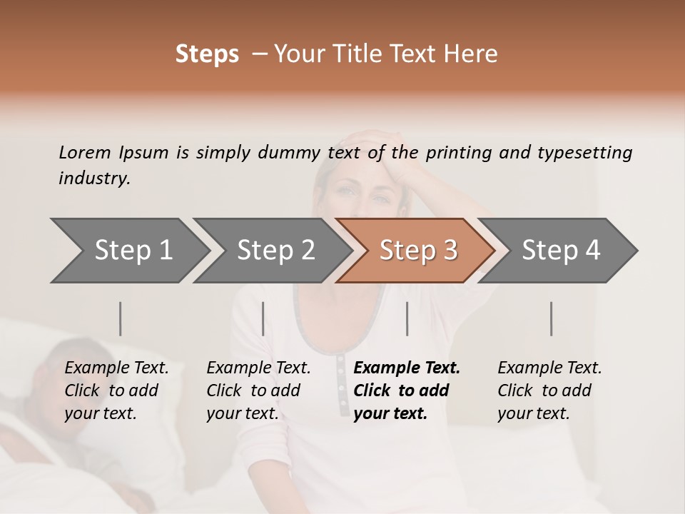 Love Couple Isolated PowerPoint Template