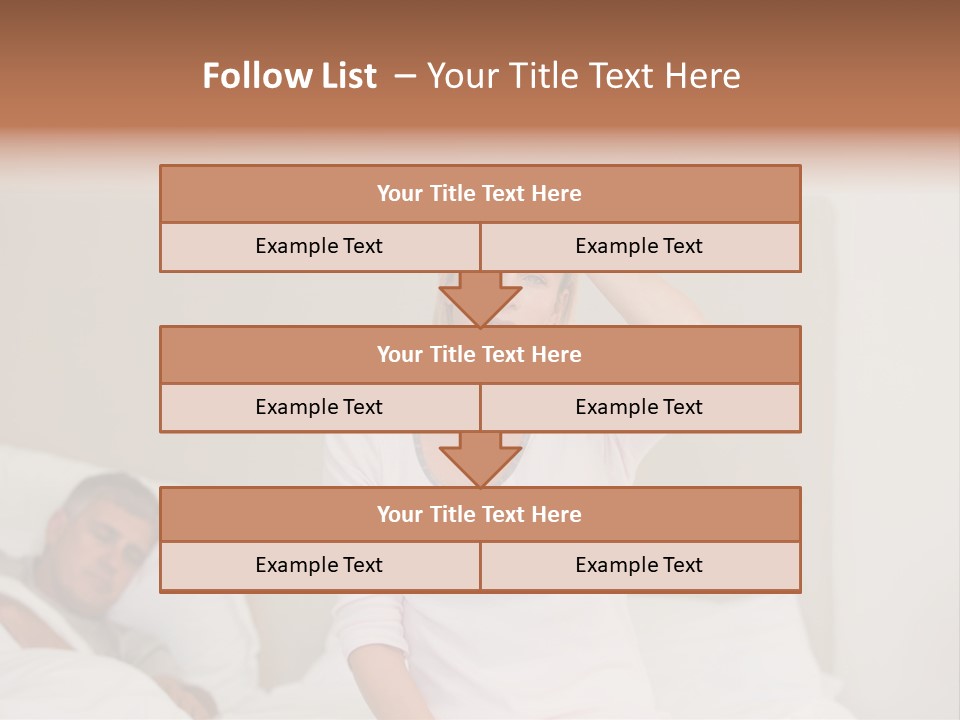 Love Couple Isolated PowerPoint Template