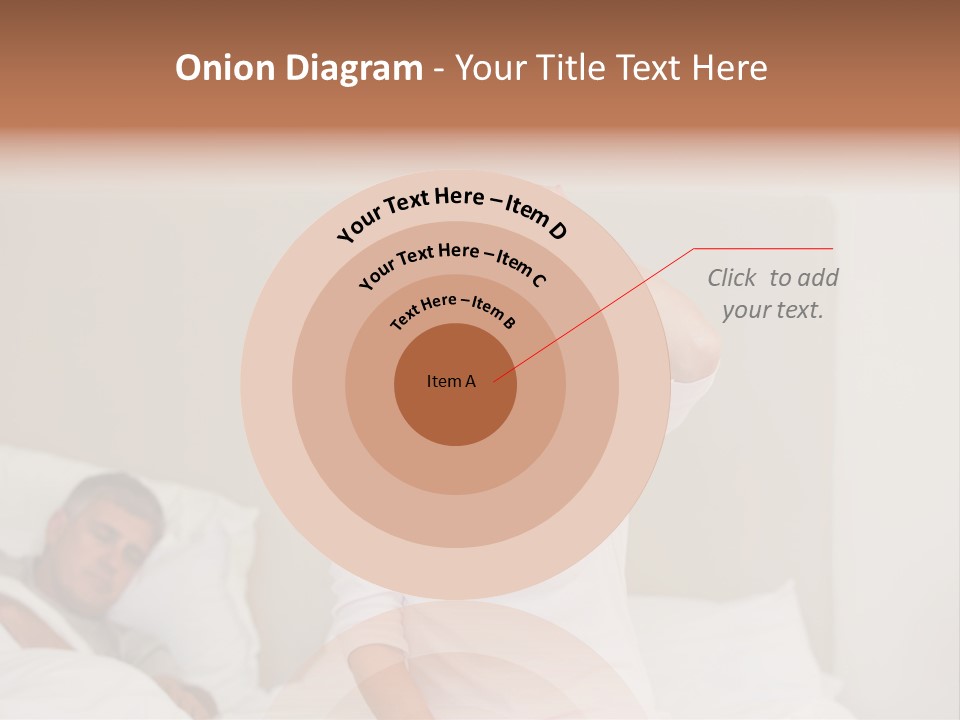 Love Couple Isolated PowerPoint Template