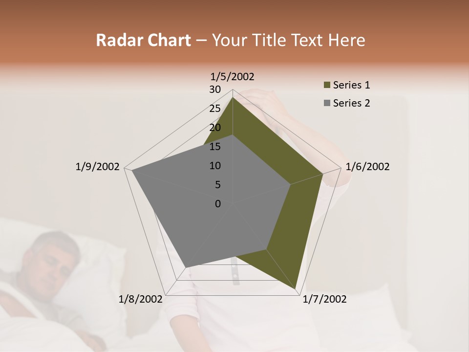 Love Couple Isolated PowerPoint Template