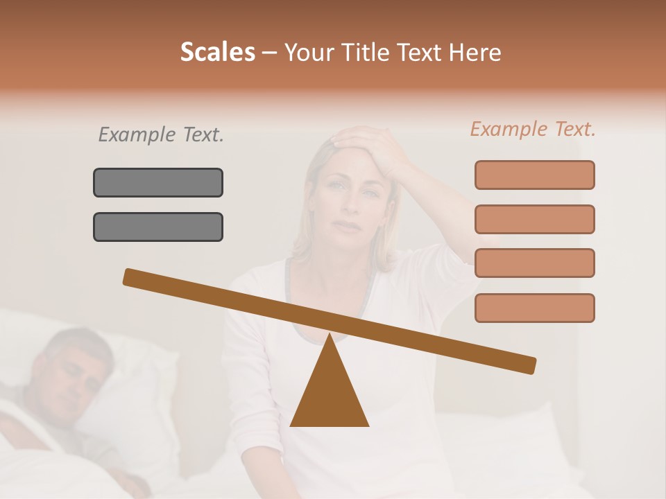 Love Couple Isolated PowerPoint Template