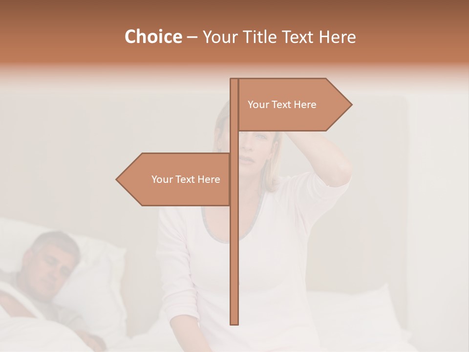 Love Couple Isolated PowerPoint Template