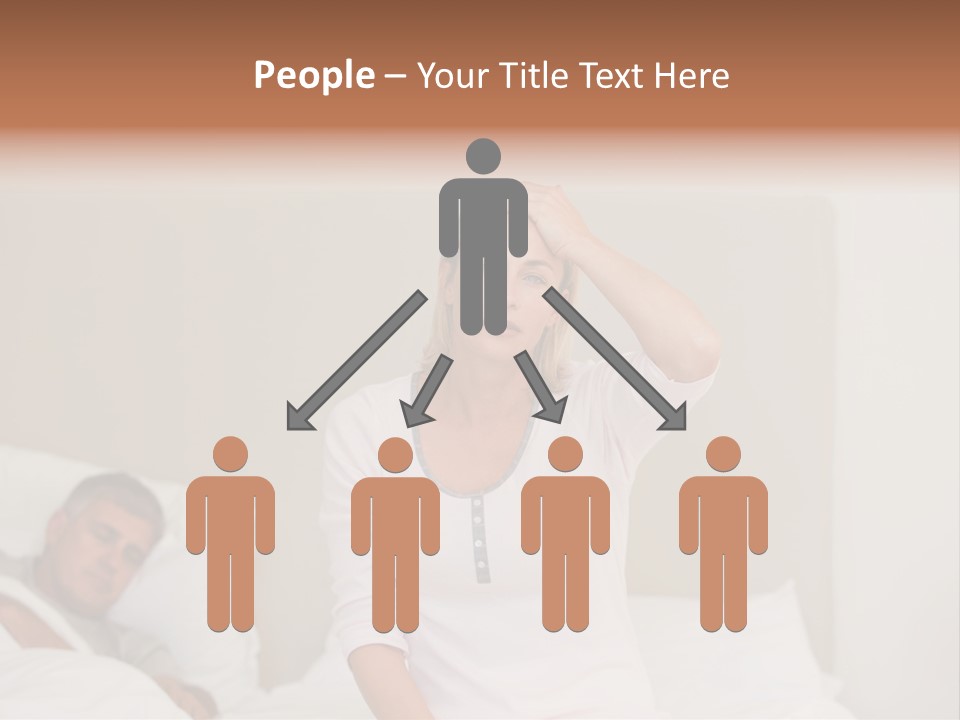 Love Couple Isolated PowerPoint Template