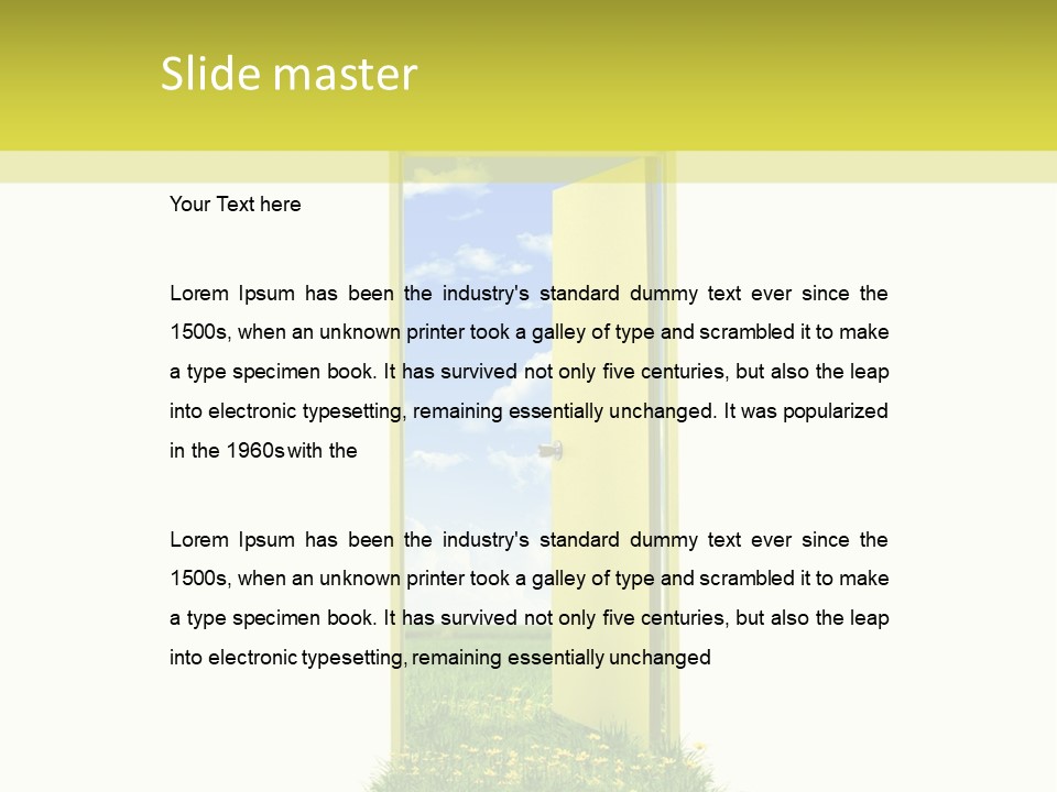 Slice Appetizer Beef PowerPoint Template