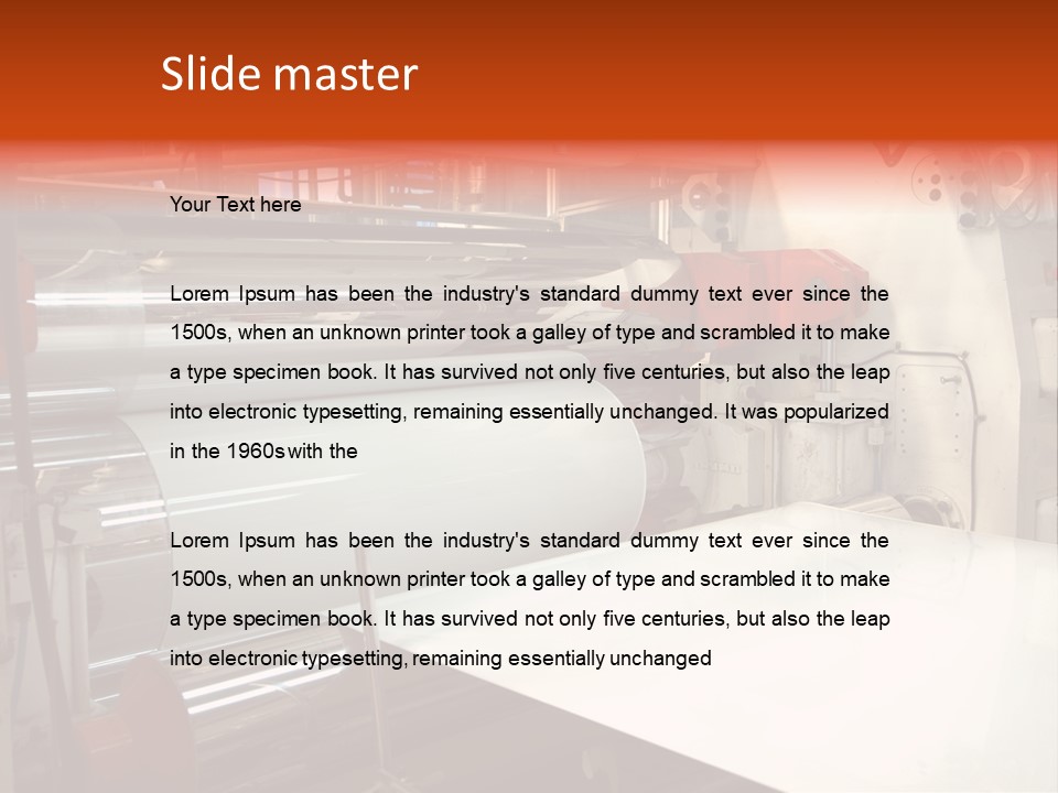 Information Rowing Large PowerPoint Template