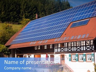 Environmental Electrical Green PowerPoint Template