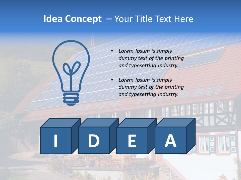 Environmental Electrical Green PowerPoint Template