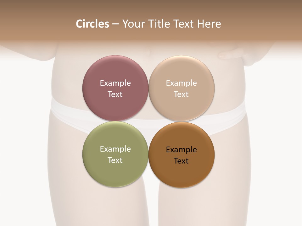 Ideal Young Girl PowerPoint Template