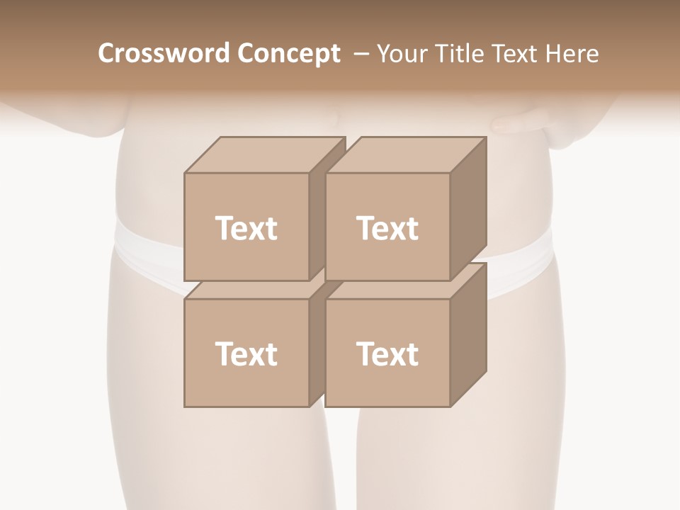 Ideal Young Girl PowerPoint Template