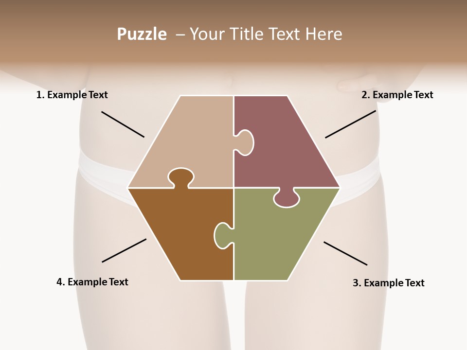 Ideal Young Girl PowerPoint Template