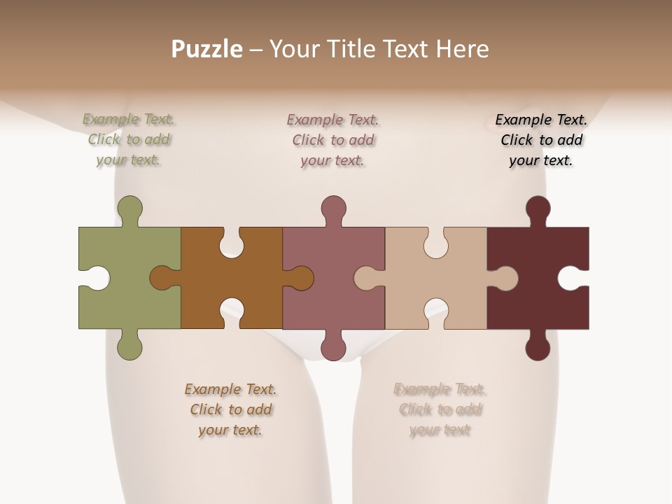 Ideal Young Girl PowerPoint Template