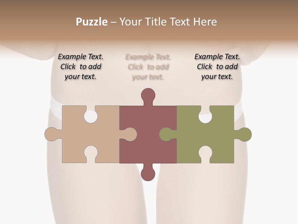 Ideal Young Girl PowerPoint Template