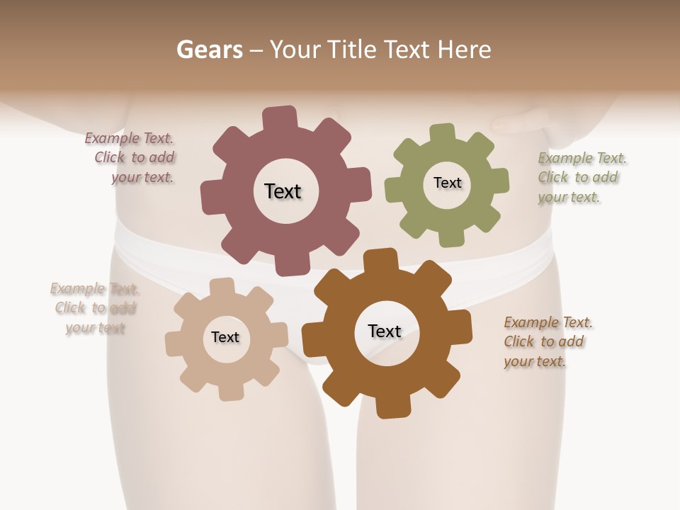 Ideal Young Girl PowerPoint Template