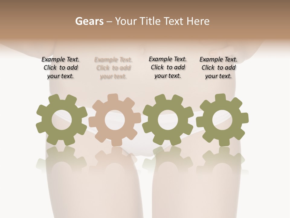 Ideal Young Girl PowerPoint Template