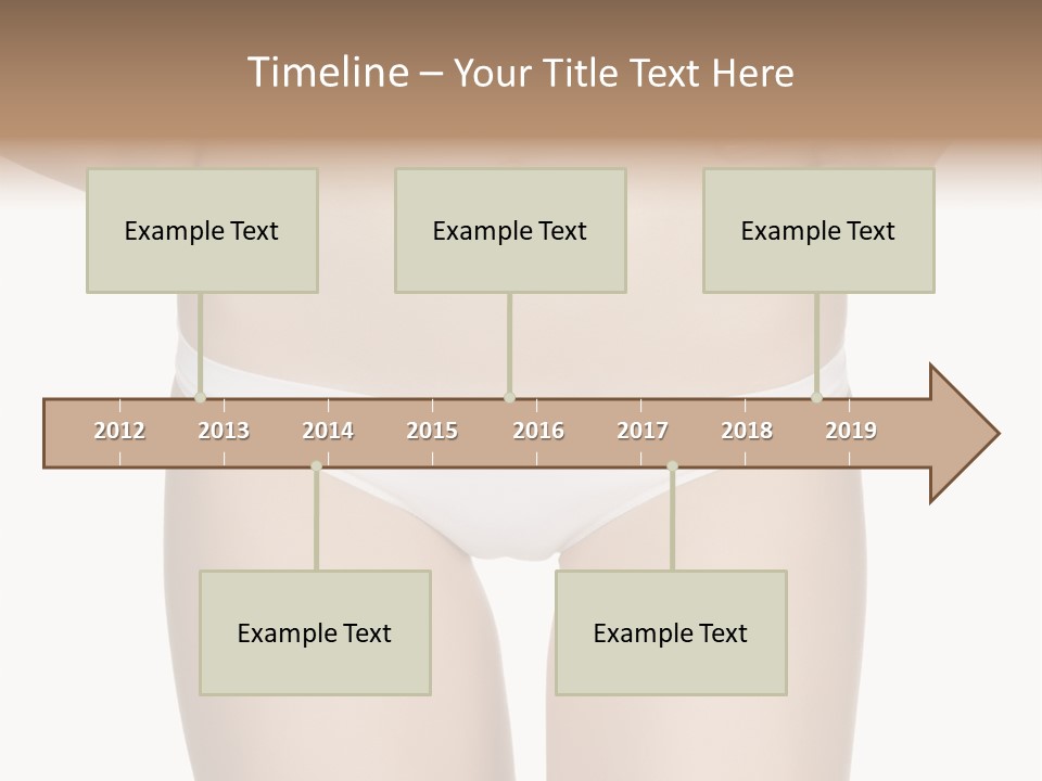 Ideal Young Girl PowerPoint Template