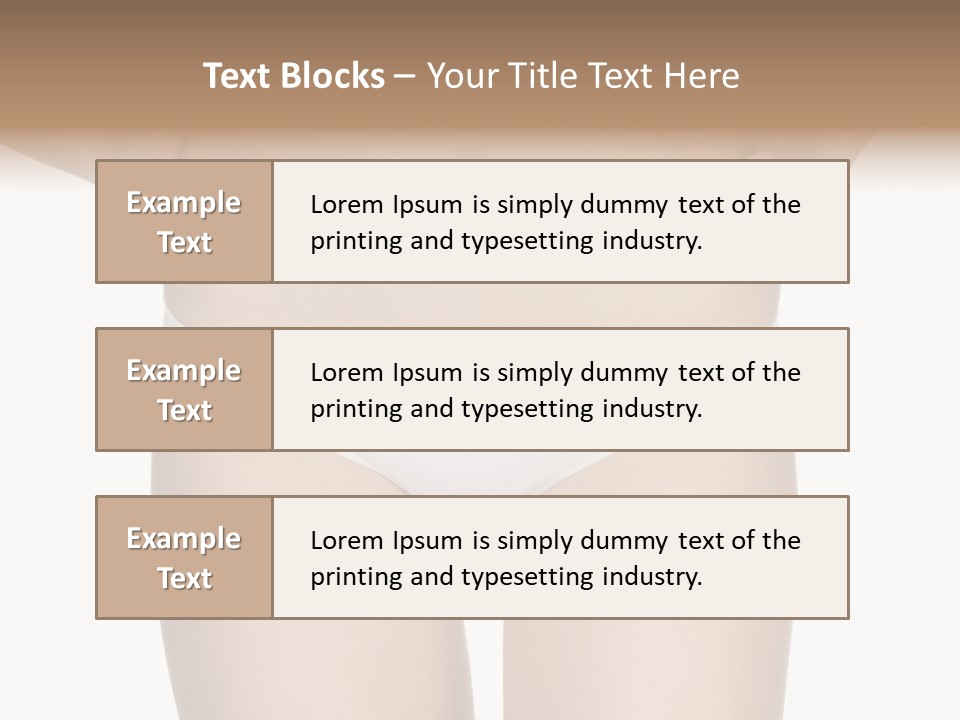 Ideal Young Girl PowerPoint Template