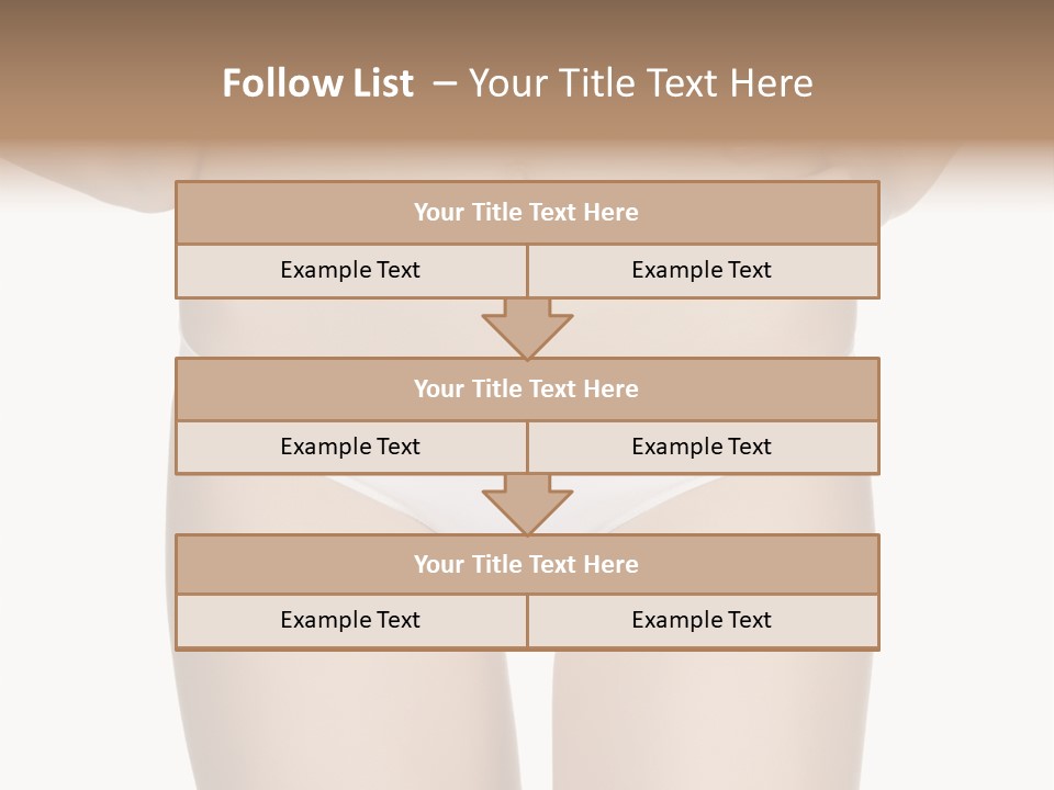 Ideal Young Girl PowerPoint Template