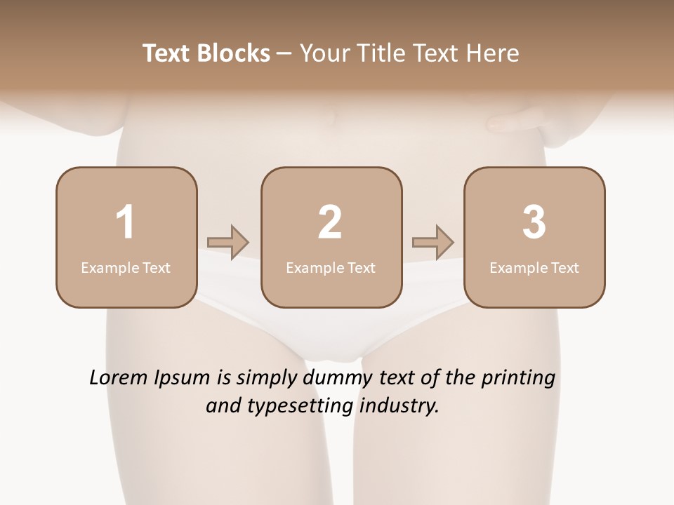 Ideal Young Girl PowerPoint Template