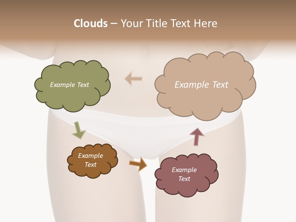 Ideal Young Girl PowerPoint Template