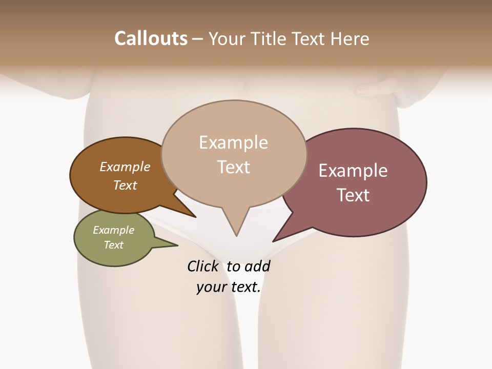 Ideal Young Girl PowerPoint Template