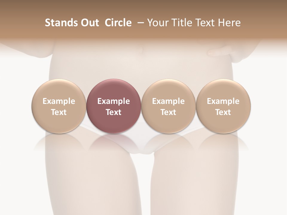 Ideal Young Girl PowerPoint Template