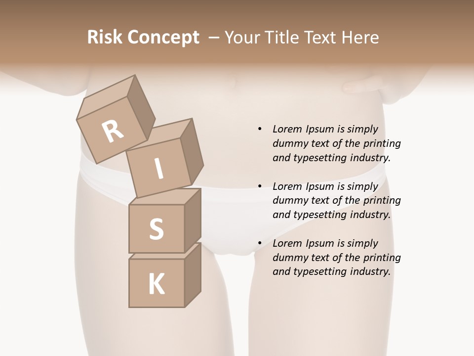 Ideal Young Girl PowerPoint Template