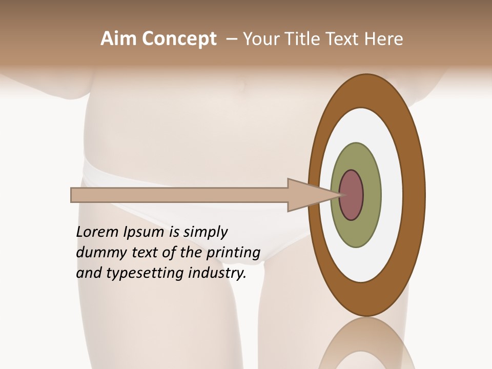 Ideal Young Girl PowerPoint Template