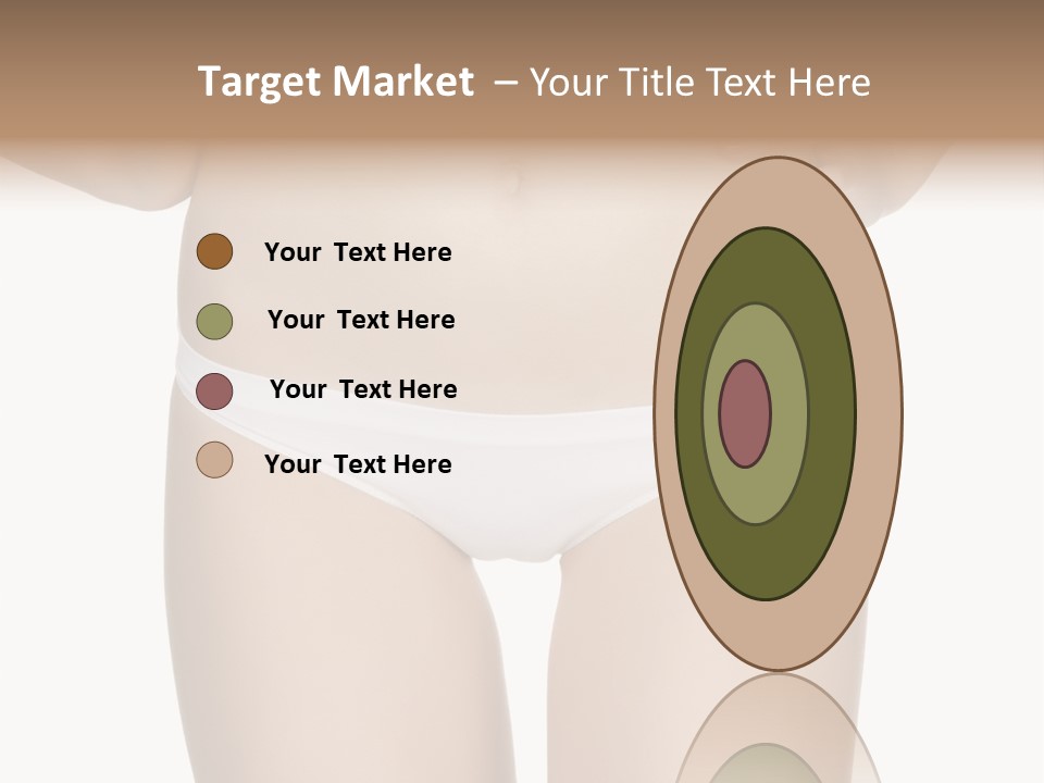 Ideal Young Girl PowerPoint Template