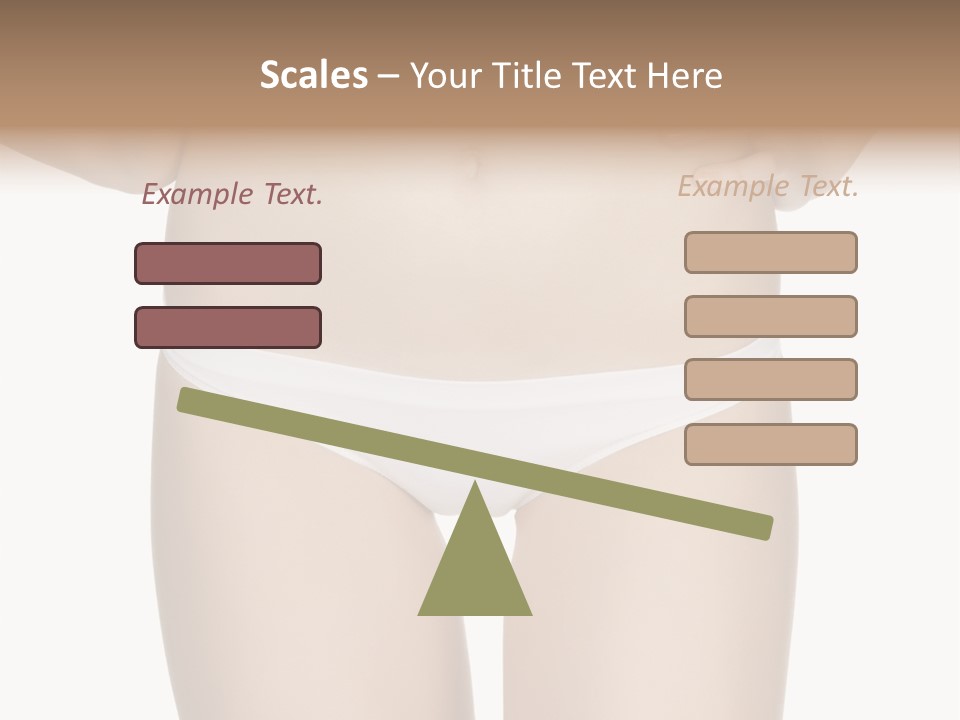 Ideal Young Girl PowerPoint Template