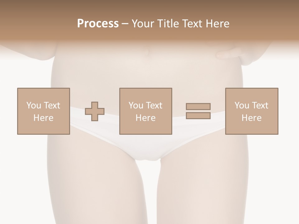 Ideal Young Girl PowerPoint Template