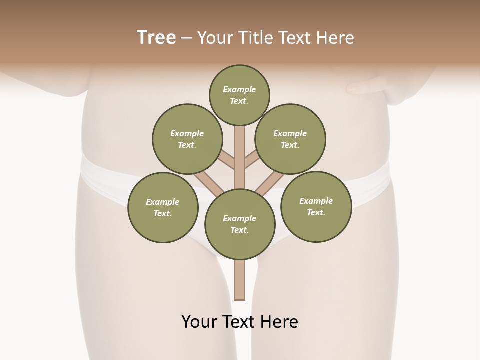 Ideal Young Girl PowerPoint Template