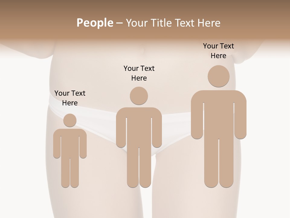 Ideal Young Girl PowerPoint Template