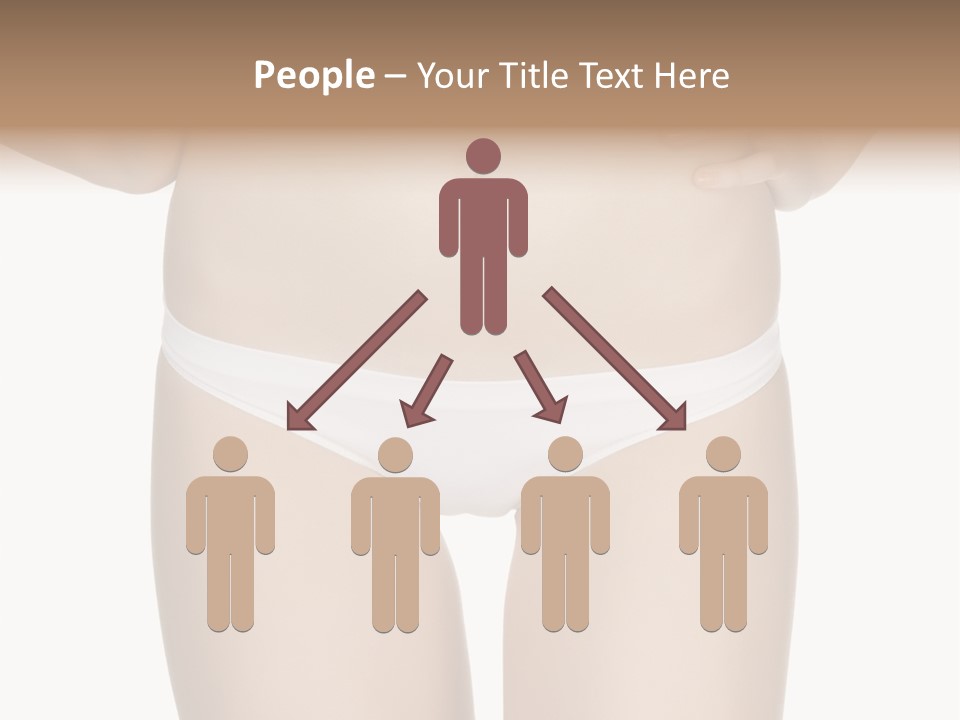 Ideal Young Girl PowerPoint Template