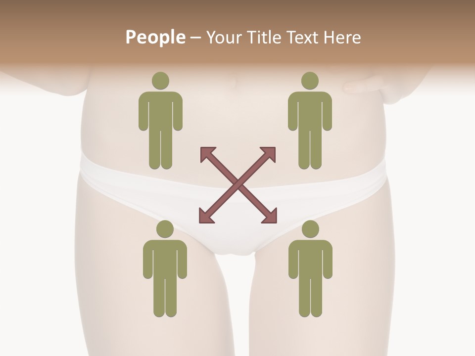 Ideal Young Girl PowerPoint Template