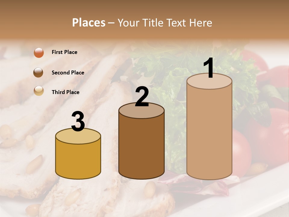 Slice Appetizer Beef PowerPoint Template