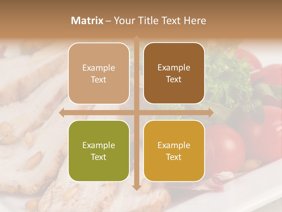 Slice Appetizer Beef PowerPoint Template