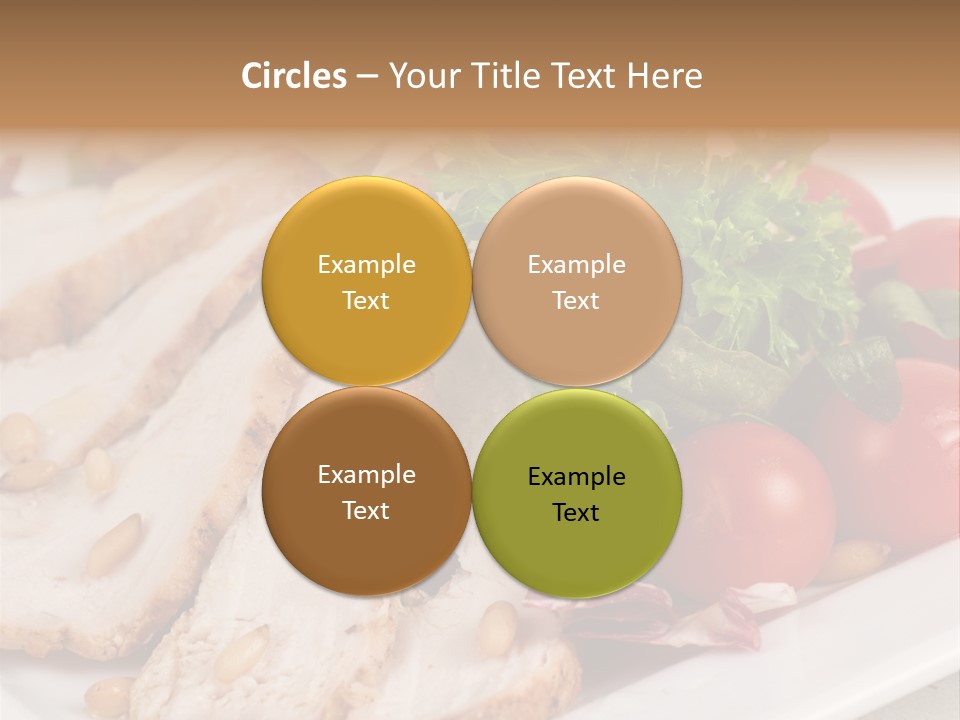 Slice Appetizer Beef PowerPoint Template