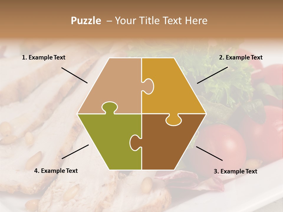 Slice Appetizer Beef PowerPoint Template