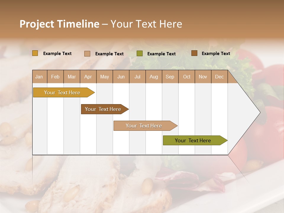 Slice Appetizer Beef PowerPoint Template