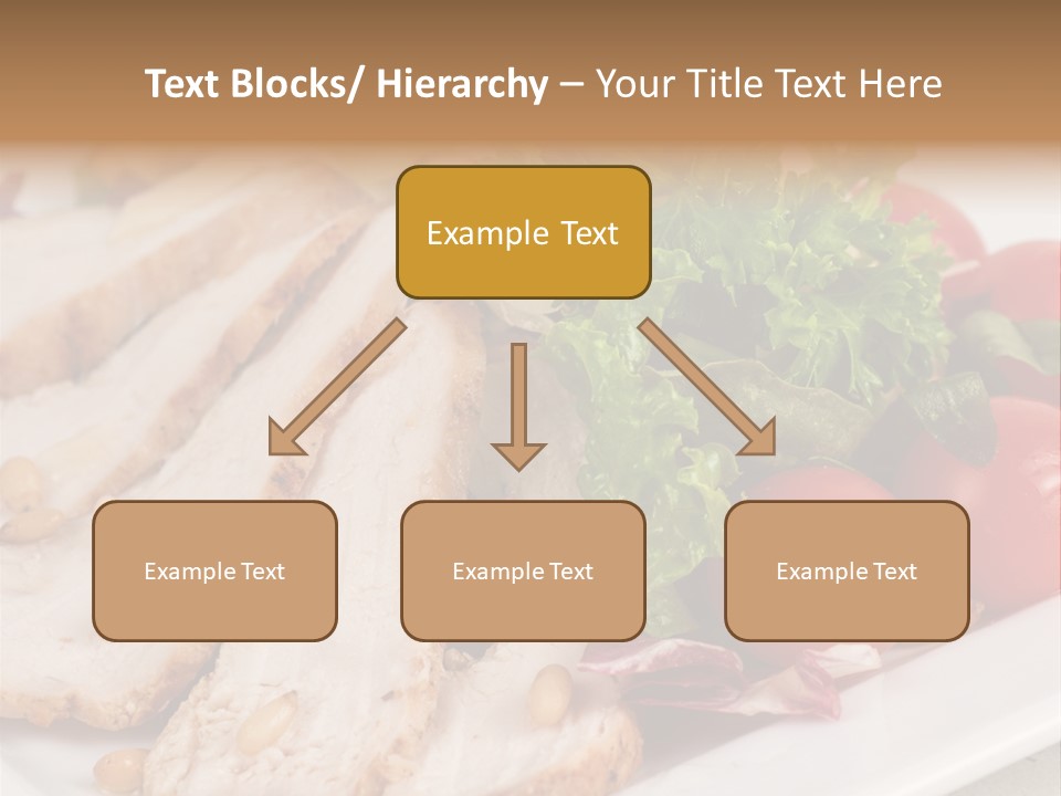 Slice Appetizer Beef PowerPoint Template
