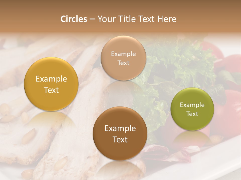 Slice Appetizer Beef PowerPoint Template